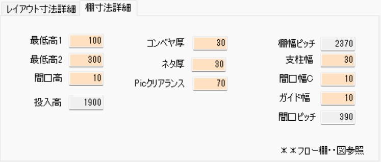 フロー棚の段数と効率